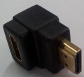Переходник HDMI мама - HDMI папа угловой